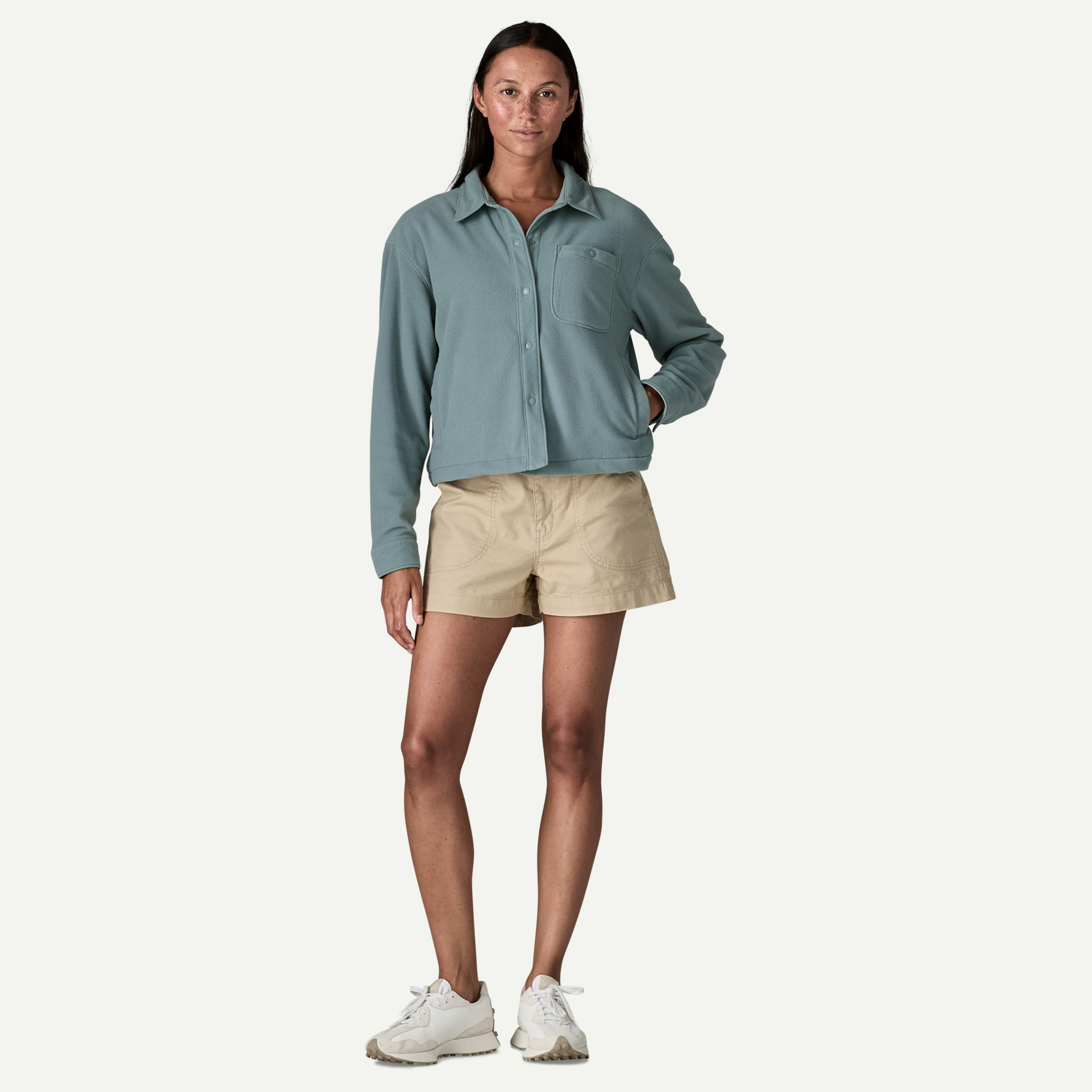 Women's Micro D Fleece Shirt Jacket - Image 4