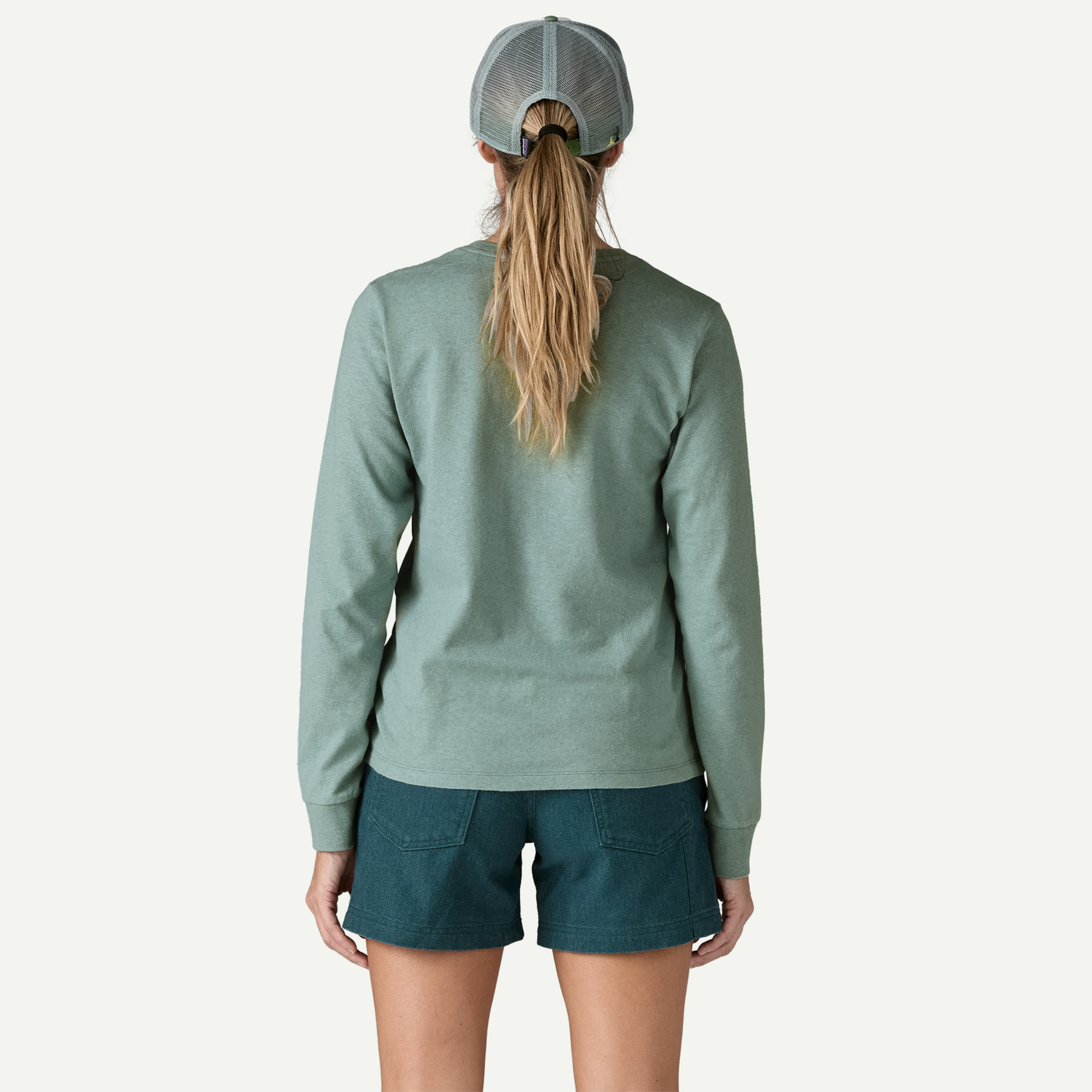 Women's Long-Sleeved Work Pocket T-Shirt - Image 3