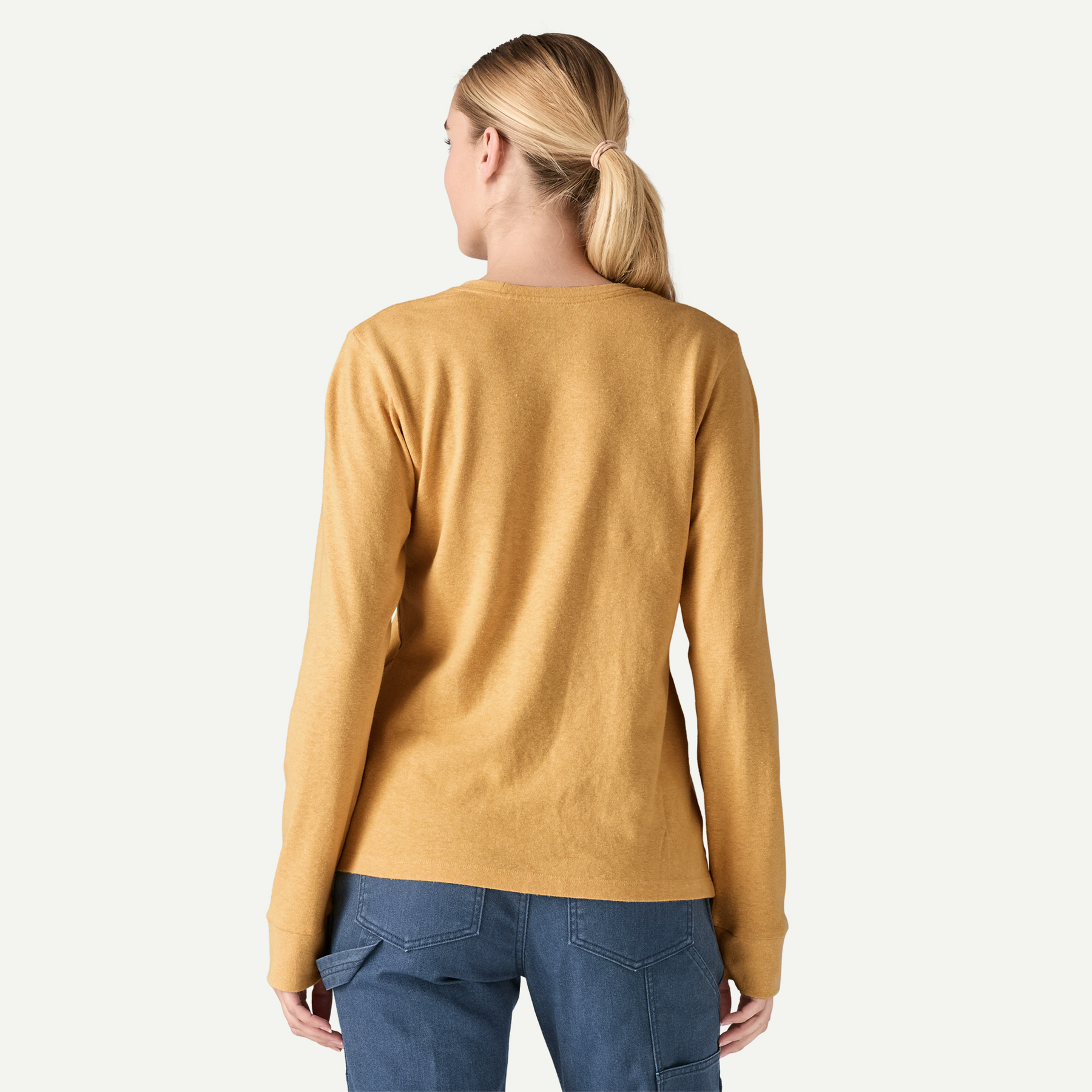 Women's Long-Sleeved Work Pocket T-Shirt - Image 3