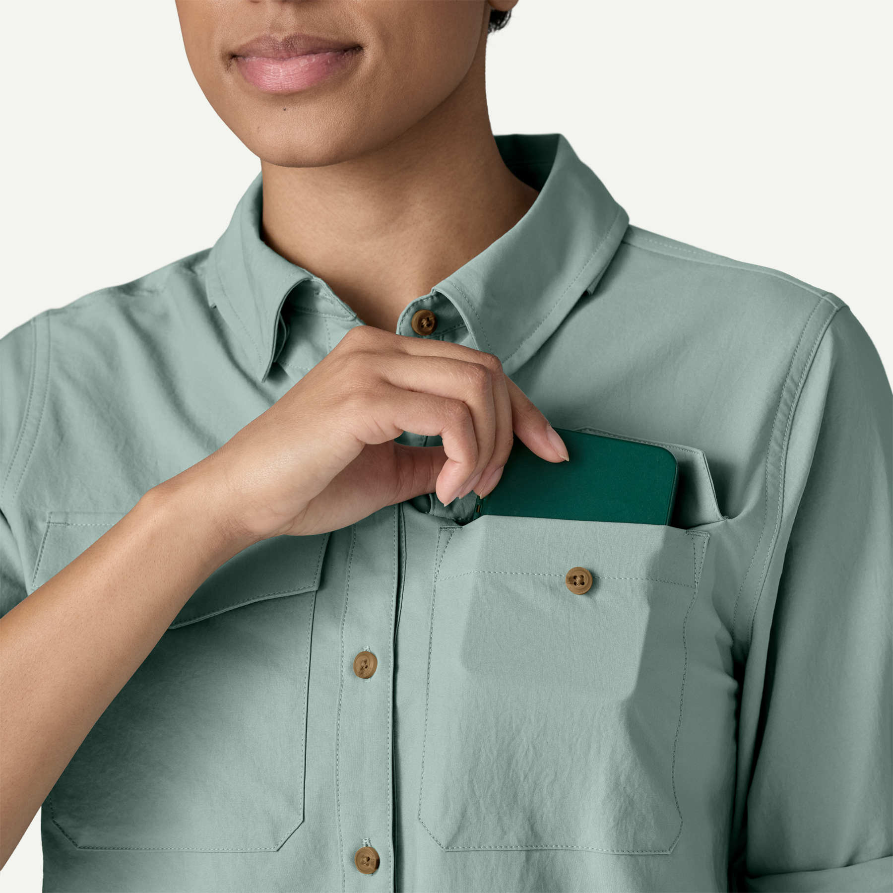 Women's Long-Sleeved Self-Guided Sun Shirt - Image 6