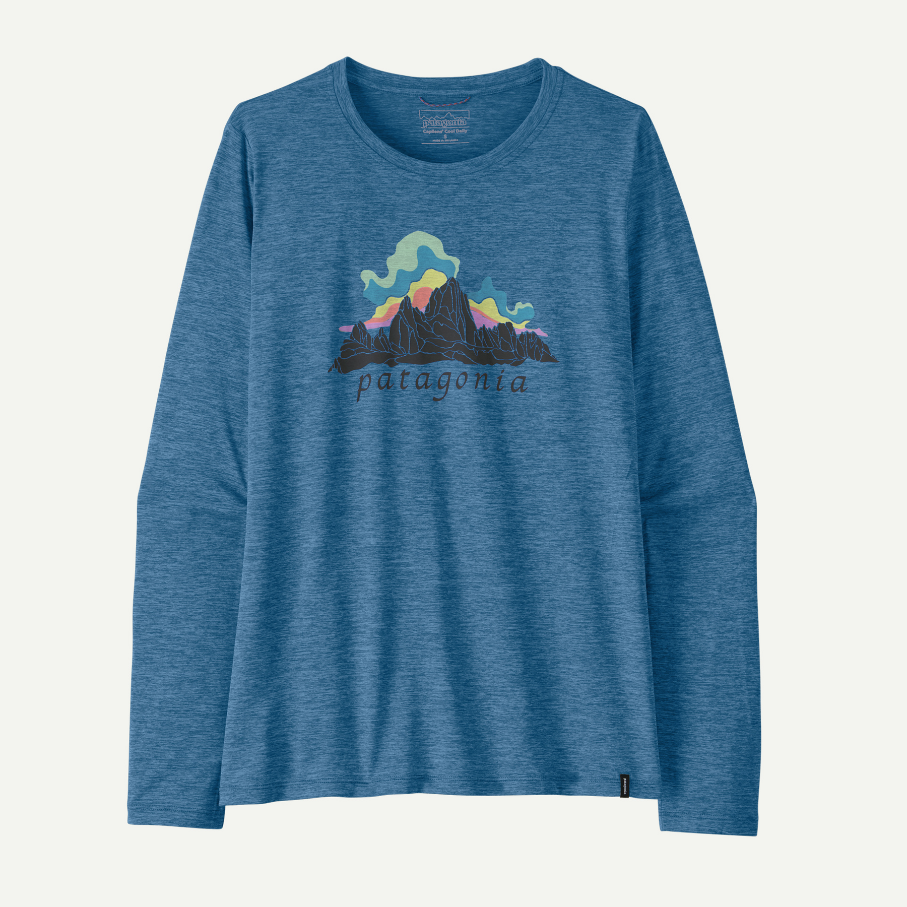 Women's Long-Sleeved Capilene Cool Daily Shirt - Fitz Roy Nimbus