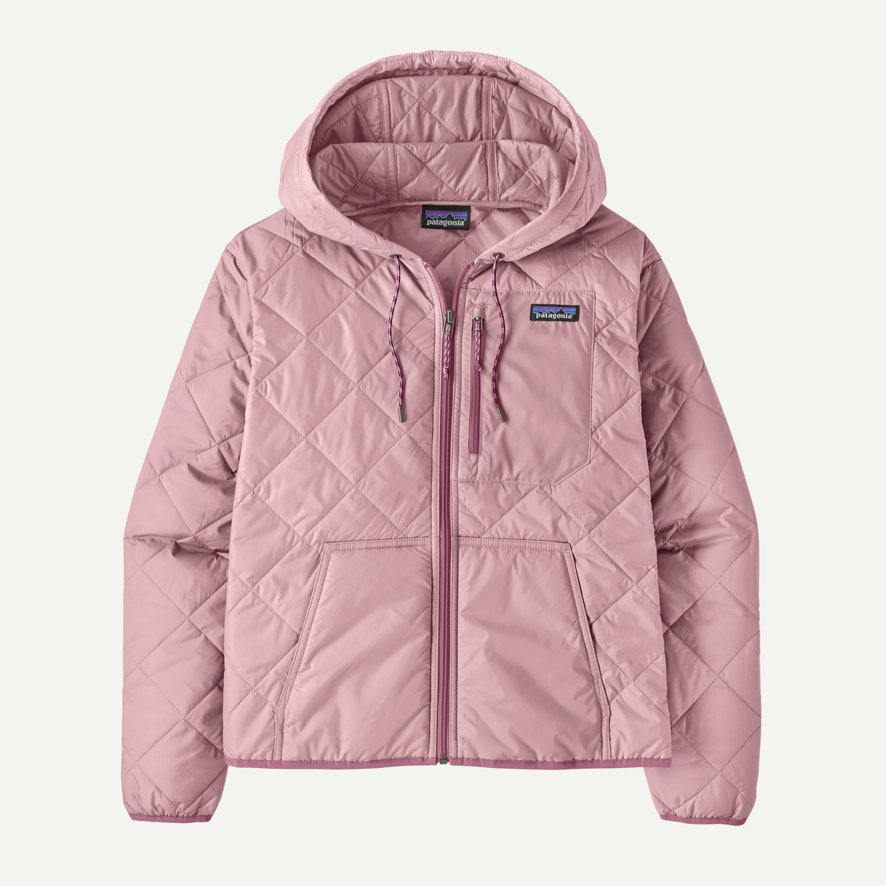 Women's Diamond Quilted Bomber Hoody
