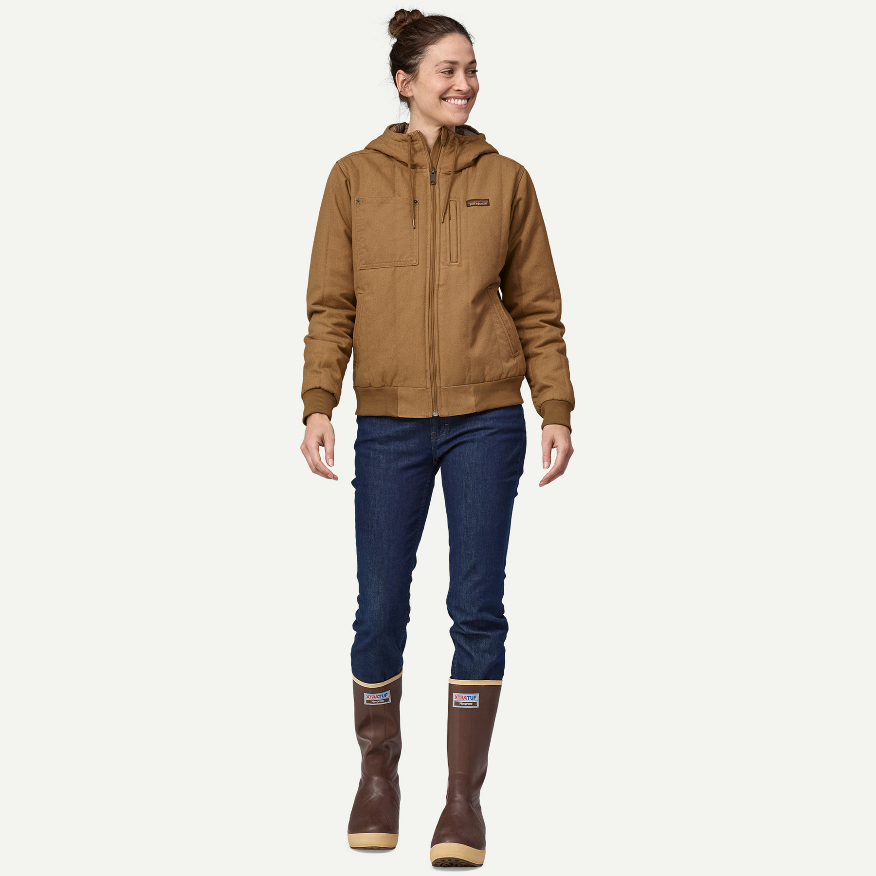 Women's All Seasons Bomber Hoody Work Jacket - Image 4