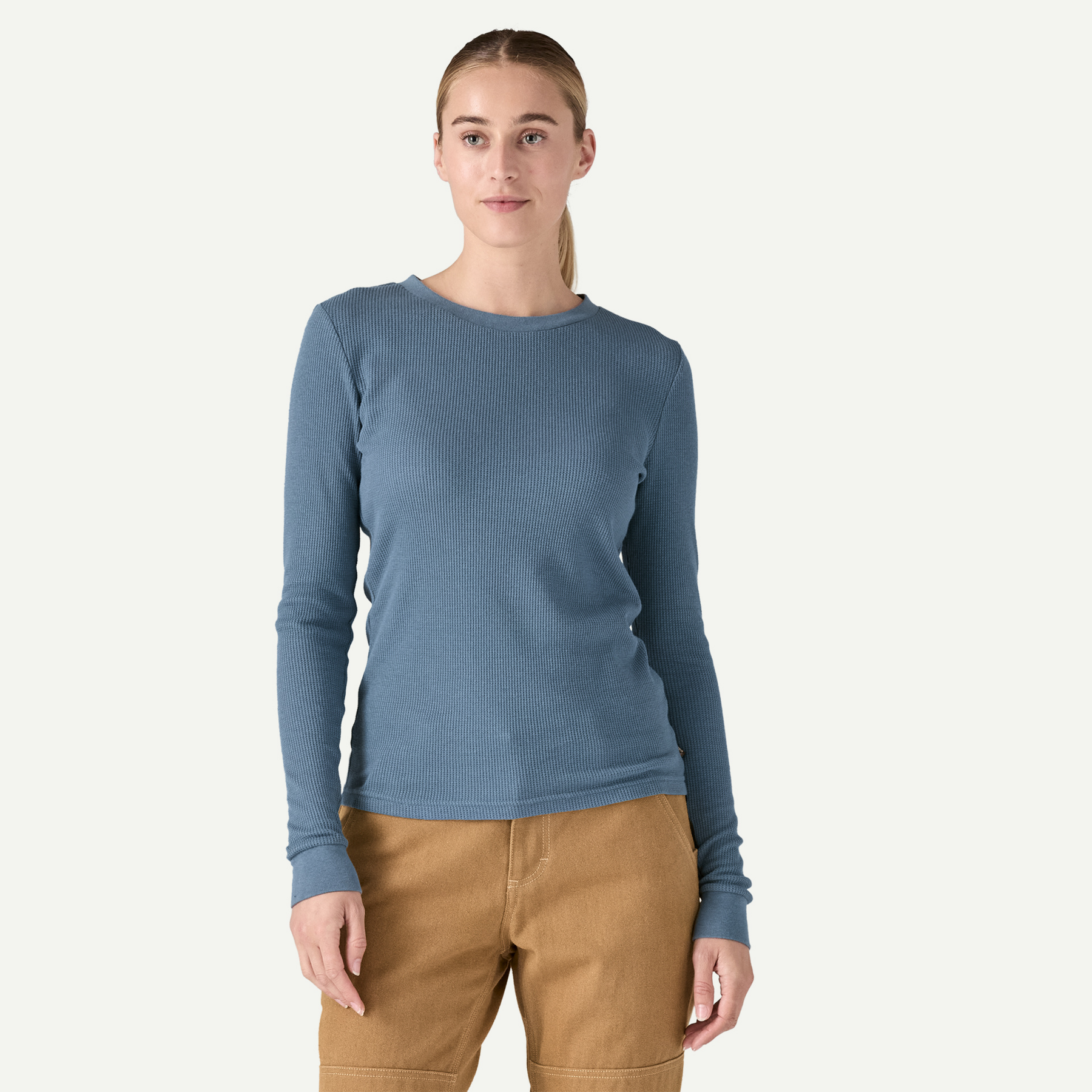 Women's Work Waffle Crewneck - Image 2